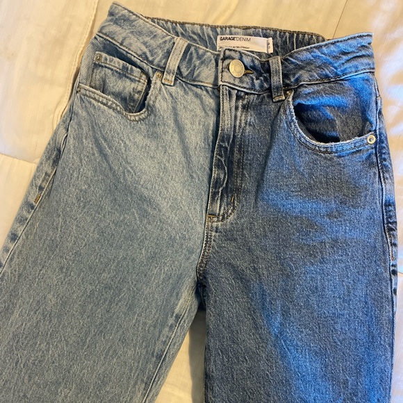 Half & half toned Garage 90’s straight cut jeans - Picture 4 of 6